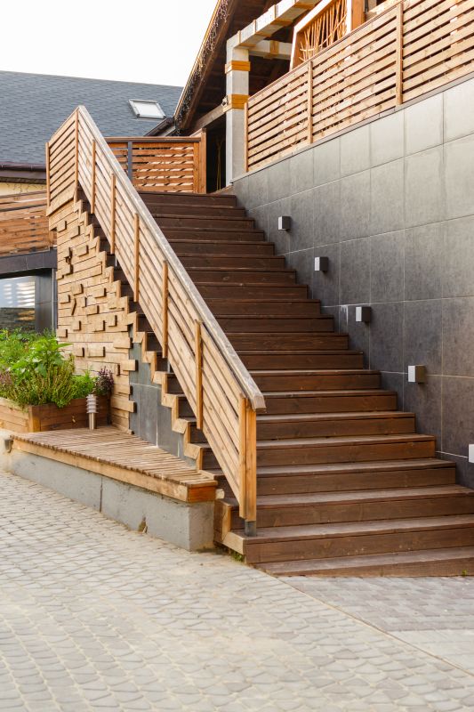 Wooden Steps Installation in Olathe, KS